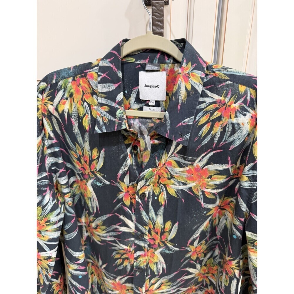 Desigual Men's Long Sleeve Button Down Shirt (M2)
